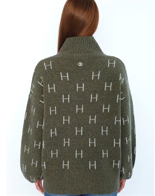 Hést - Fam Short Strik - Winter Moss